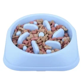 Slow feeder dog bowl